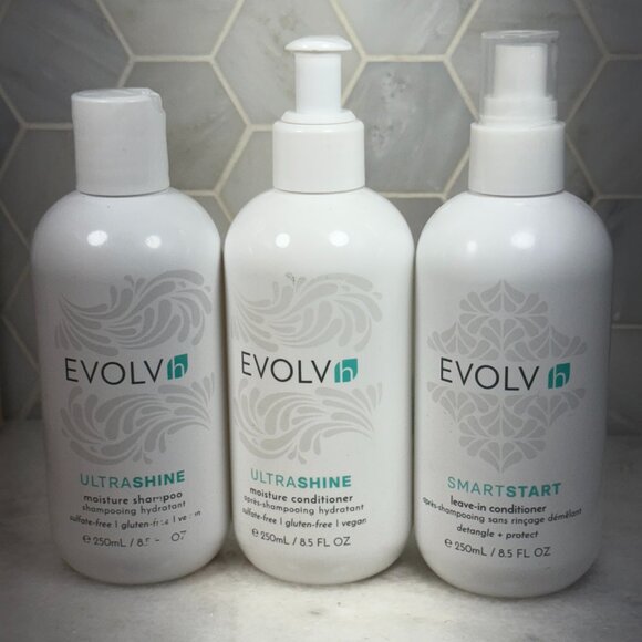 EVOLVh Healthy Hair Trio-Shampoo- Conditioner - Leave-in Conditioner - Picture 1 of 1